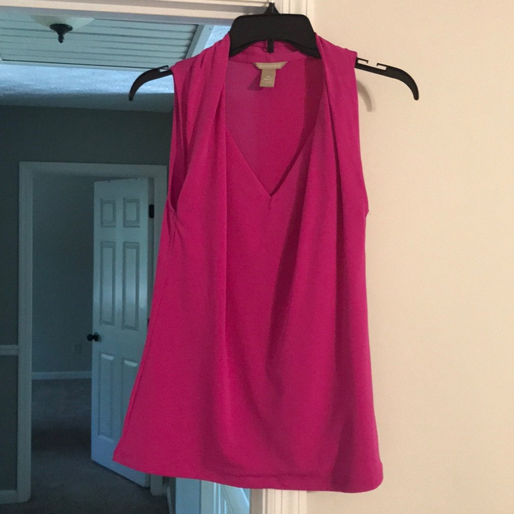 Banana republic pink blouse